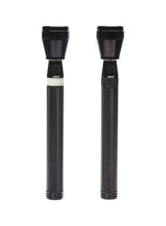 Sanford 2-Piece Rechargeable LED Search Light Set Black/White  - Image 1