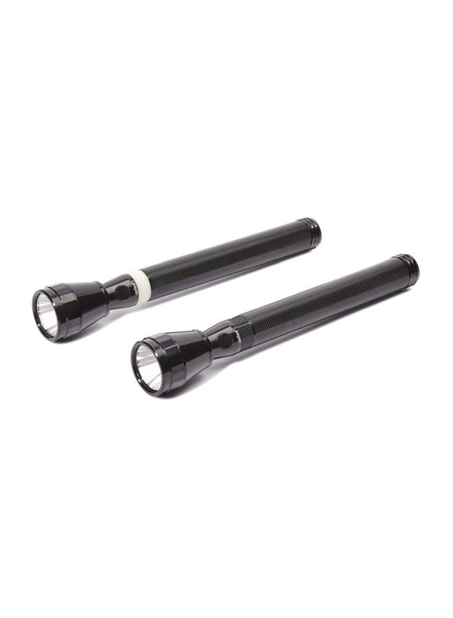 Sanford 2-Piece Rechargeable LED Search Light Set Black/White  - Image 2