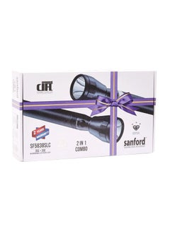 Sanford 2-Piece Rechargeable LED Search Light Set Black/White  - Image 4