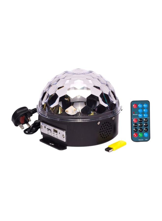 Beauenty LED Magic Ball Light With Bluetooth Speaker Black/Clear 16x19cm - Image 1