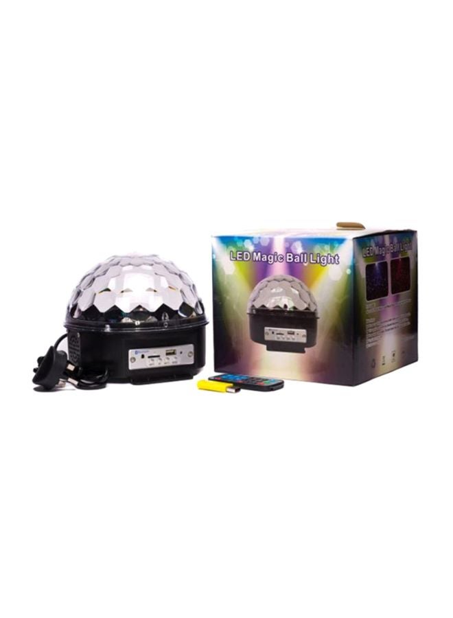 Beauenty LED Magic Ball Light With Bluetooth Speaker Black/Clear 16x19cm - Image 2