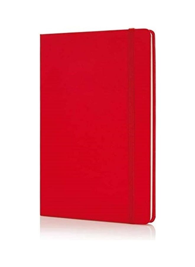 SANTHOME Pack Of 5 Classic Lined Notebook Red  - Image 3