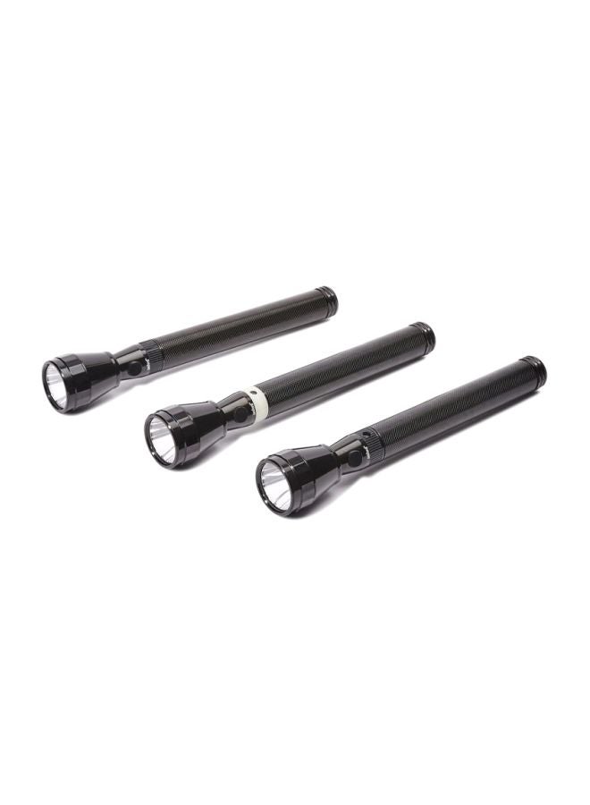 Sanford - 3-Piece Rechargeable LED Search Light Set Black - Image 1