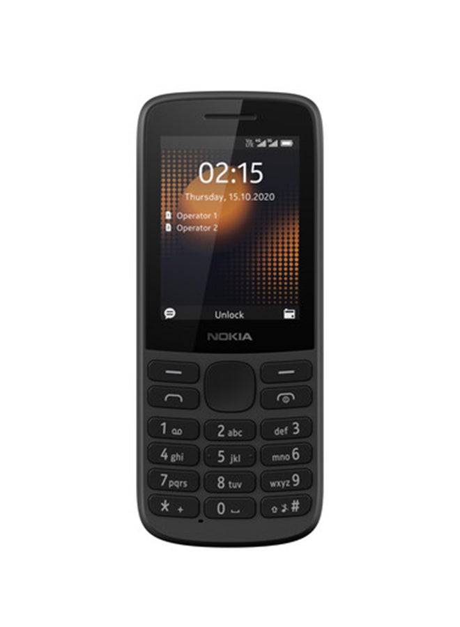 NOKIA - 215 Dual SIM Black 64MB RAM 128MB 4G LTE - Middle East Version - Image 1