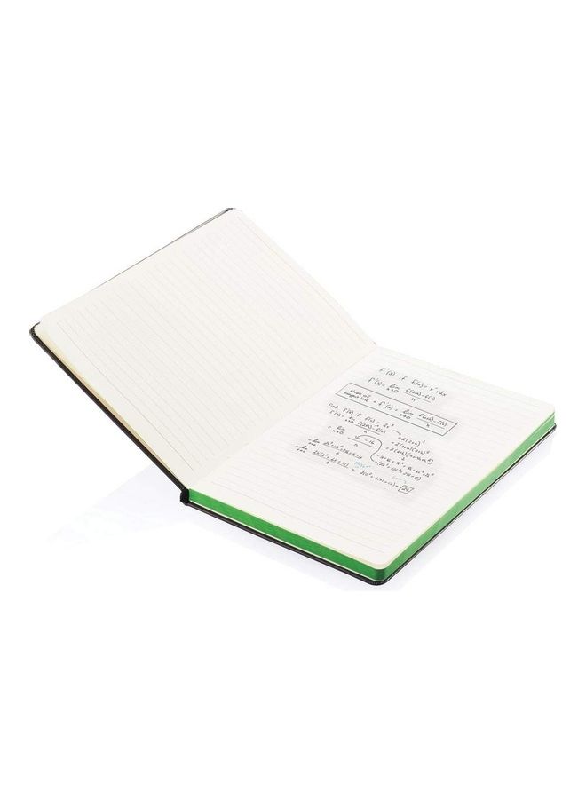 SANTHOME Pack Of 10 Classic Lined Notebook Black/Green  - Image 3