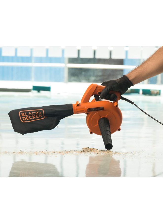 بلاك اند ديكر منفاخ ومكنسة كهربائية 2 في 1 برتقالي/أسود - Image 4