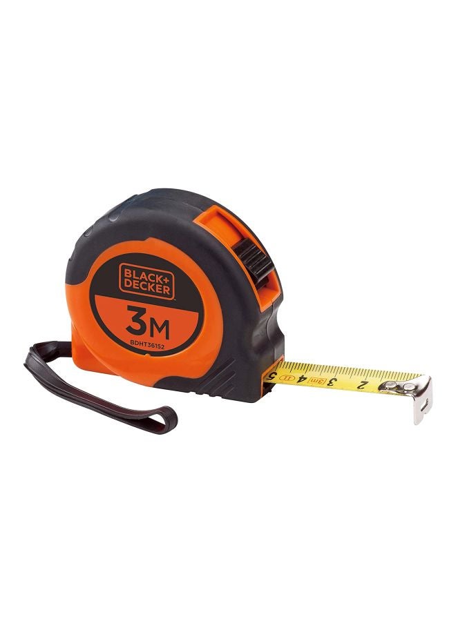 BLACK+DECKER - Bi-Material Shor Tape Orange/Black 3x16mm - Image 1