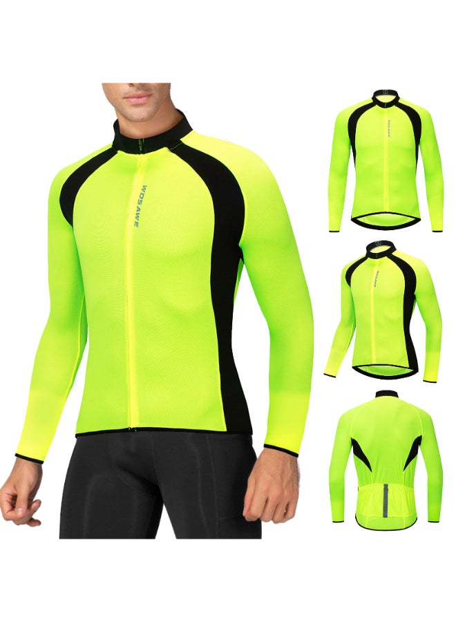 Quick Dry Fitness Cycling Jersey Green/Black  - Image 2
