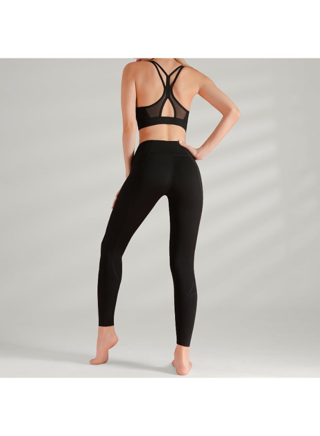 Quick-Dry Sports Bra Black  - Image 2