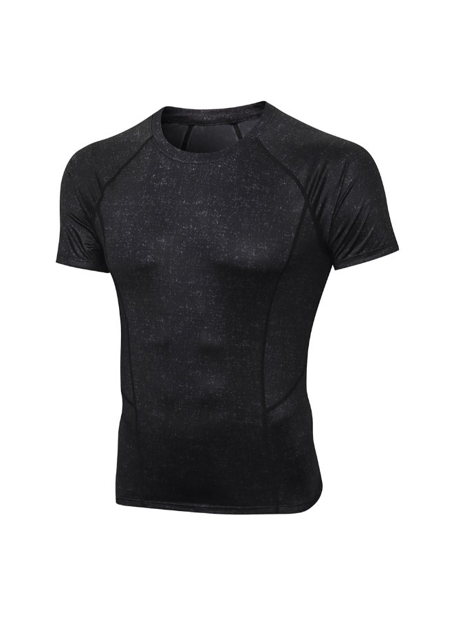 Quick Dry Sports T-Shirt Black
