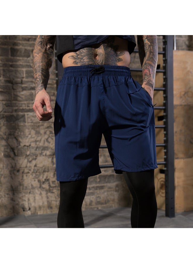 Generic - Quick Drying Workout Fitness Shorts Blue - Image 1