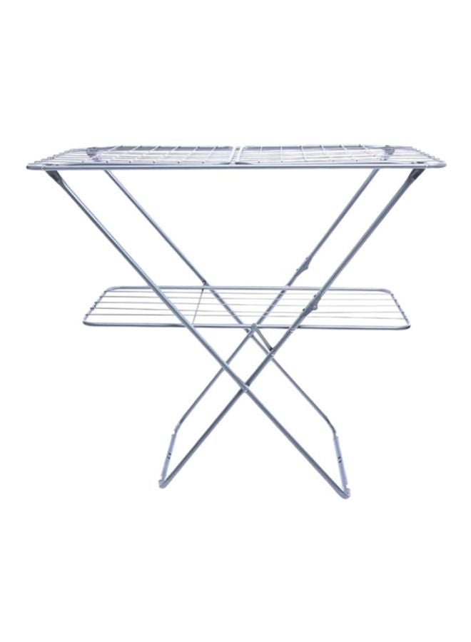 Royalford - Silver Coated Cloth Dryer With Attached Cloth Rack Silver - Image 1