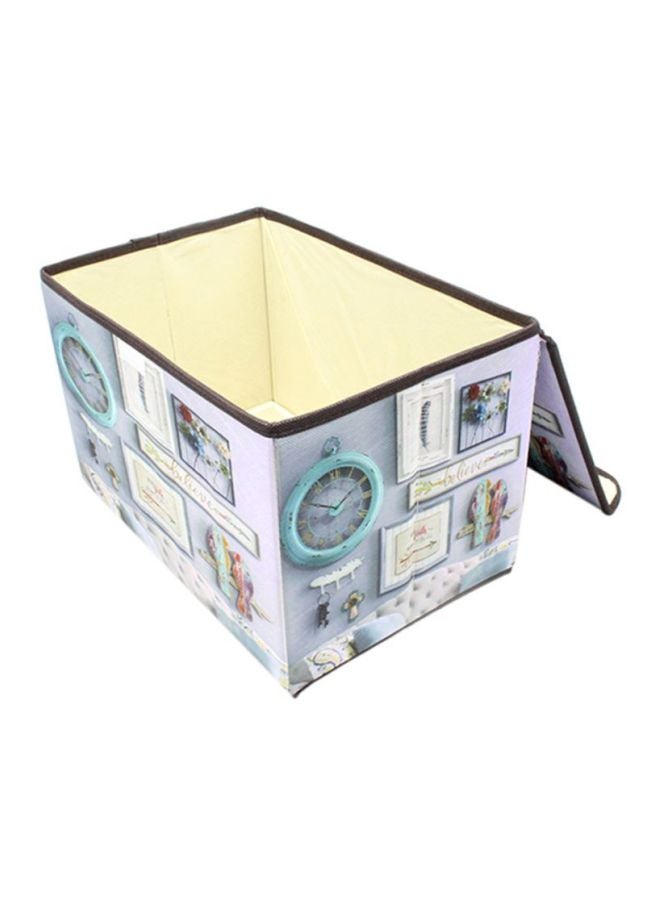 Non-Woven Foldable Storage Box Multicolour 38x24x24cm