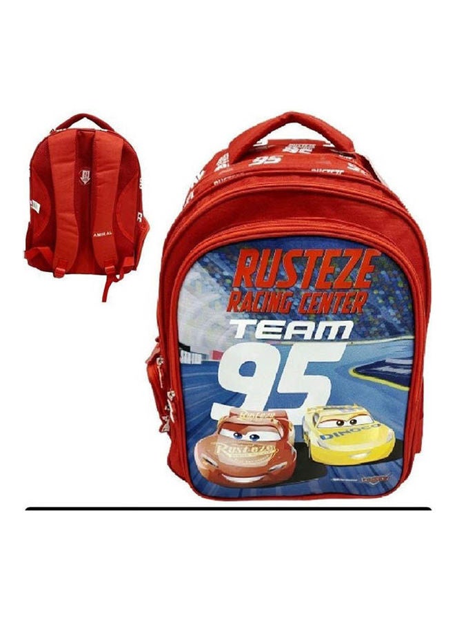 Generic Disney Cars BackPack School bag Multicolour-Red 