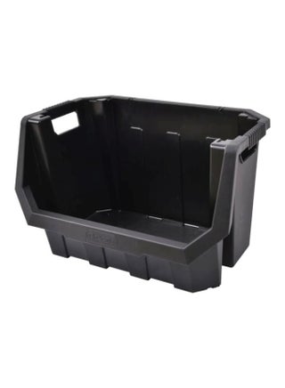 Tactix Multi Combination HD Bin - Wall-Mountable with Large Storage Capacity and Open Front Design for Easy Access, Ideal for Organizing Tools in Garage, Basement or Workshop- 320624 Black - v1617094099/N11567894A_1