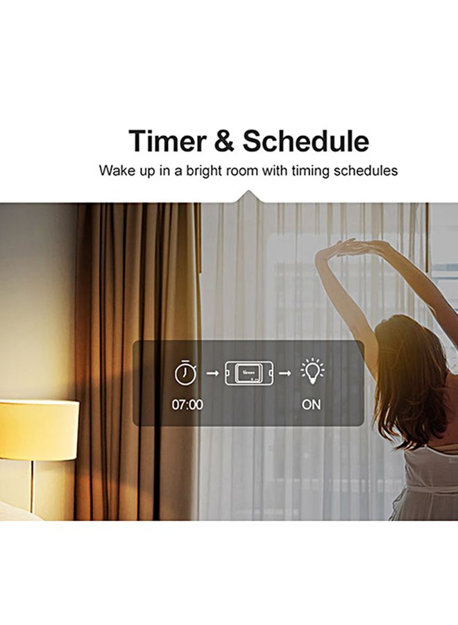 SONOFF 4-Piece Intelligent On/Off Wifi Control Switch Set White 3x20x10cm - Image 4