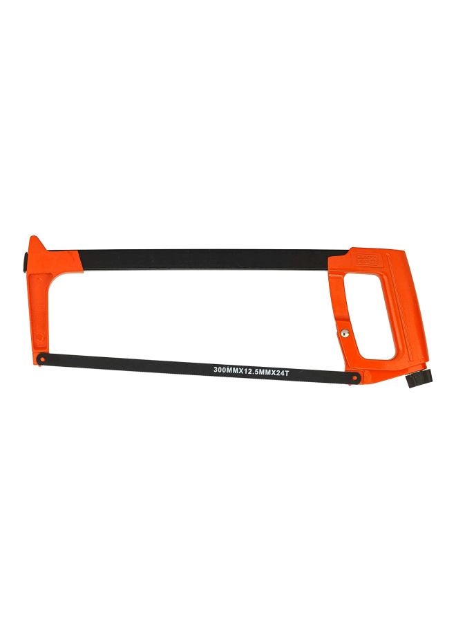 BLACK+DECKER Sharp Blade Hacksaw Black/Orange 300x12.5mm  - Image 1