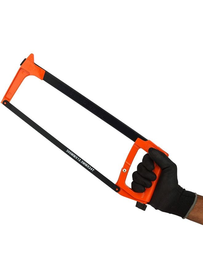 BLACK+DECKER Sharp Blade Hacksaw Black/Orange 300x12.5mm  - Image 5
