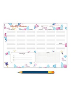 Yassin To Do Weekly Planner - A4 - 52 Sheets Multicolour  - Image 1