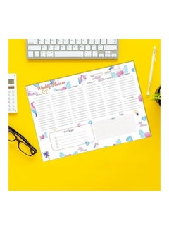 Yassin To Do Weekly Planner - A4 - 52 Sheets Multicolour  - Image 4