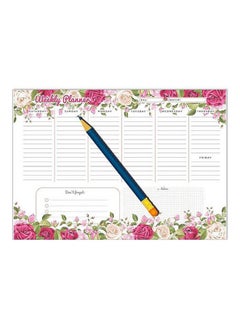 Yassin To Do Weekly Planner - A4 - 52 Sheets Multicolour  - Image 1