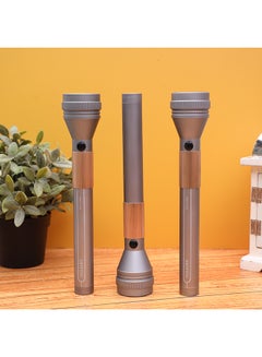 KRYPTON 3-Piece LED Rechargeable Flashlight Set Grey/Gold/Black 101x58x101cm  - Image 4