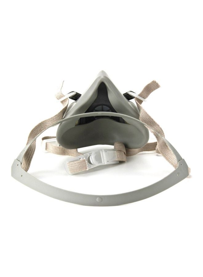 3M 6200 Medium Half Facepiece Reusable Respirator Grey/White 2.5x2.5x2.5cm - Image 2