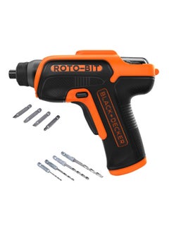 Rotobit Screwdriver With 8 Bits Black/Orange - v1617096354/N15162855A_1