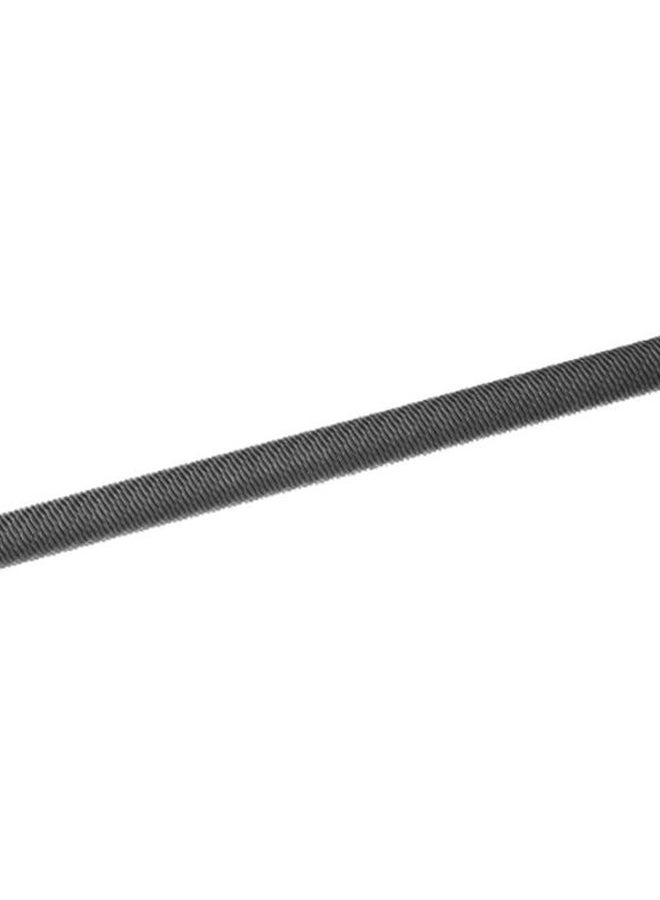 GEEPAS 8 Inch Round File | With High-quality steel |Cut Mill File | Ergonomic Grip, Rubber Handle, Finder Hand File for Debarring and Removing Material Ideal for Wood, Metal, Plastic Silver/Black/Red 8inch  - Image 3