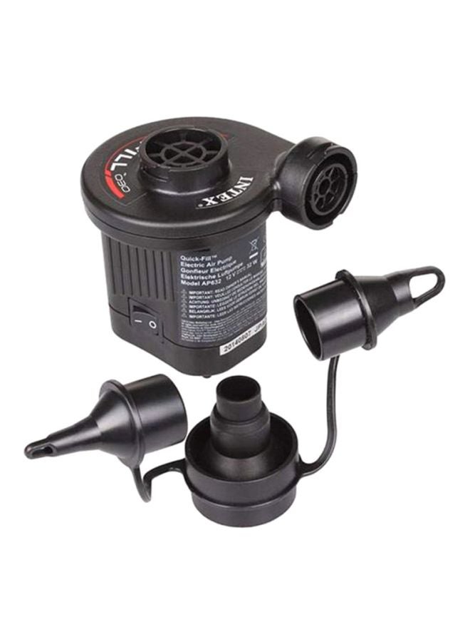 انتكس مضخة كهربائية تعمل بالتيار المتردد/المستمر أسود 12x15x6سم - Image 2