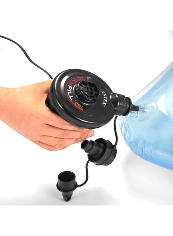 انتكس مضخة كهربائية تعمل بالتيار المتردد/المستمر أسود 12x15x6سم - Image 5