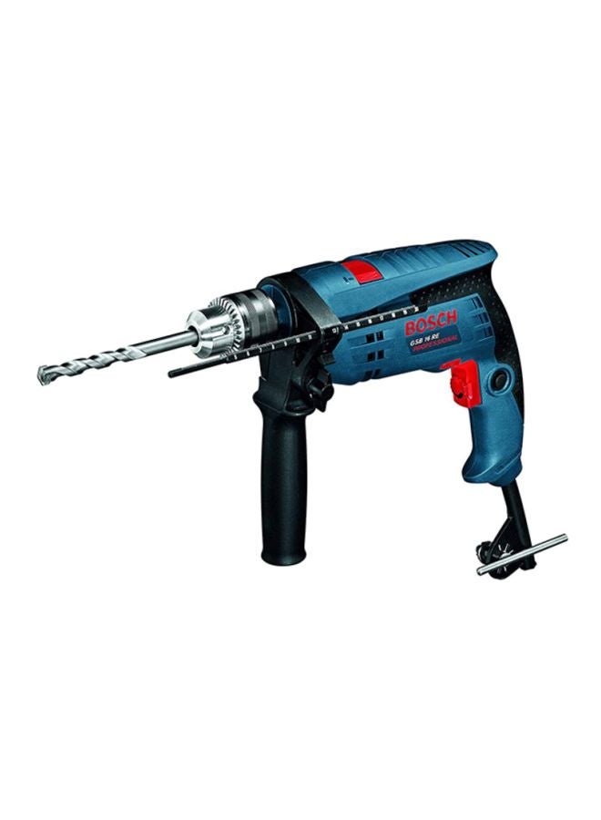 BOSCH 750W Carry Case Impact Drill GSB 16 RE Blue/Black/Red  - Image 1