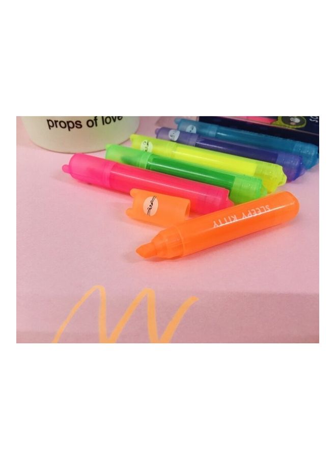 M&G - Pack Of 6 Single Head Eye Protection Highlighter Multicolour - Image 1