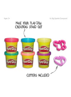 Play-Doh 6-Piece Sparkle Compound Collection  - Image 3