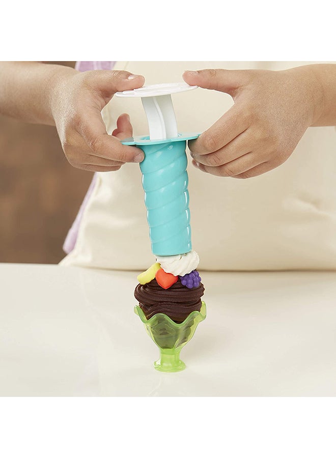 Play-Doh - Play-Doh Kitchen Creations Swirl Ice Cream Maker Dough Set - Image 1