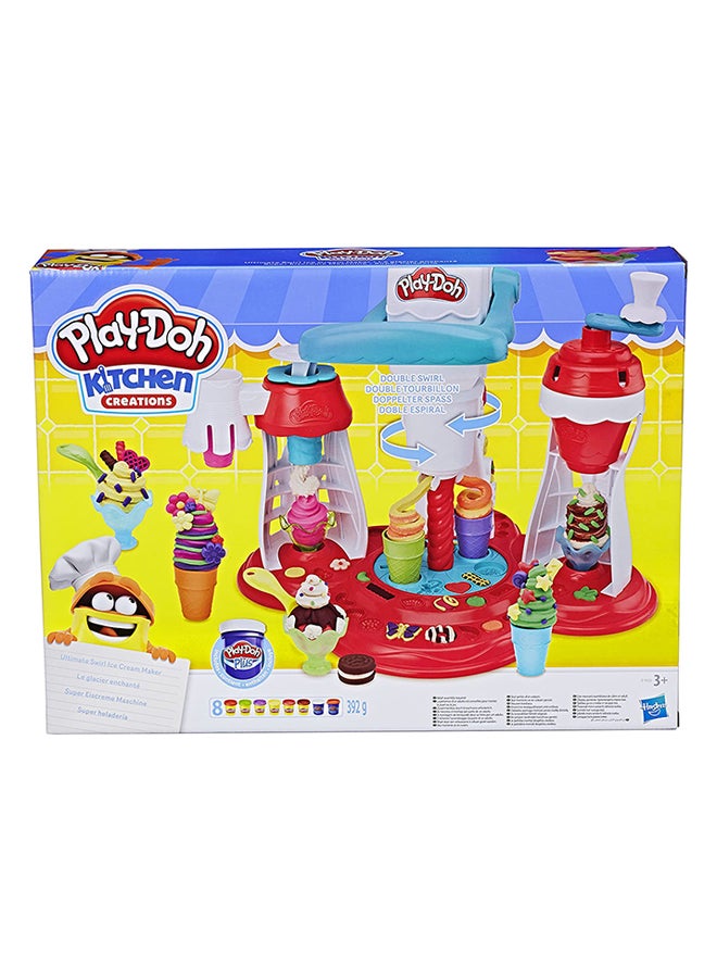 Play-Doh - Play-Doh Kitchen Creations Swirl Ice Cream Maker Dough Set - Image 1