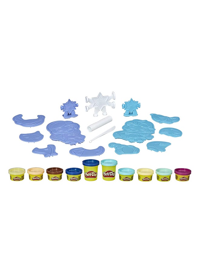 Play-Doh - Disney Frozen 2 Create N Style Set Anna And Elsa With 10 Cans - Image 1