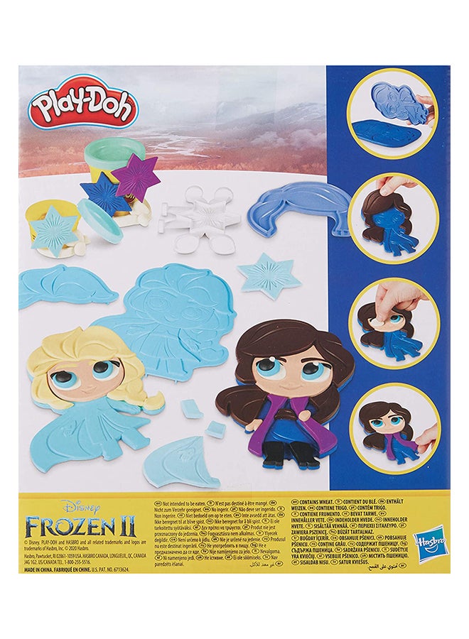 Play-Doh - Disney Frozen 2 Create N Style Set Anna And Elsa With 10 Cans - Image 1