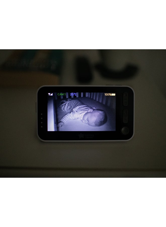 tommee tippee - Dreamer Digital Video Monitor System With Movement Sensor Mat, White - 23820TW - Image 1