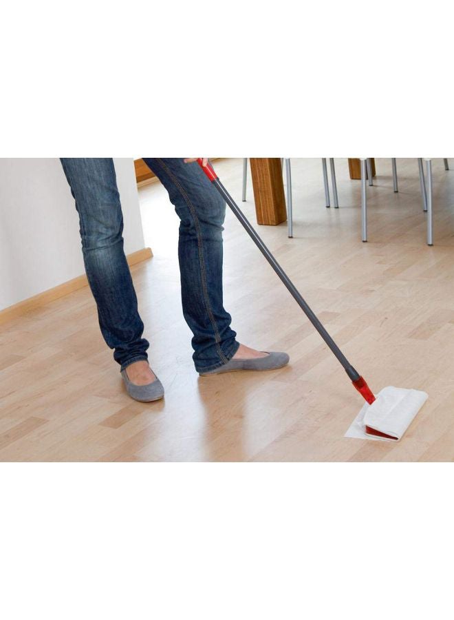 Vileda - Pack Of 4 Attractive Plus Dust Mops Red/White 130cm - Image 1