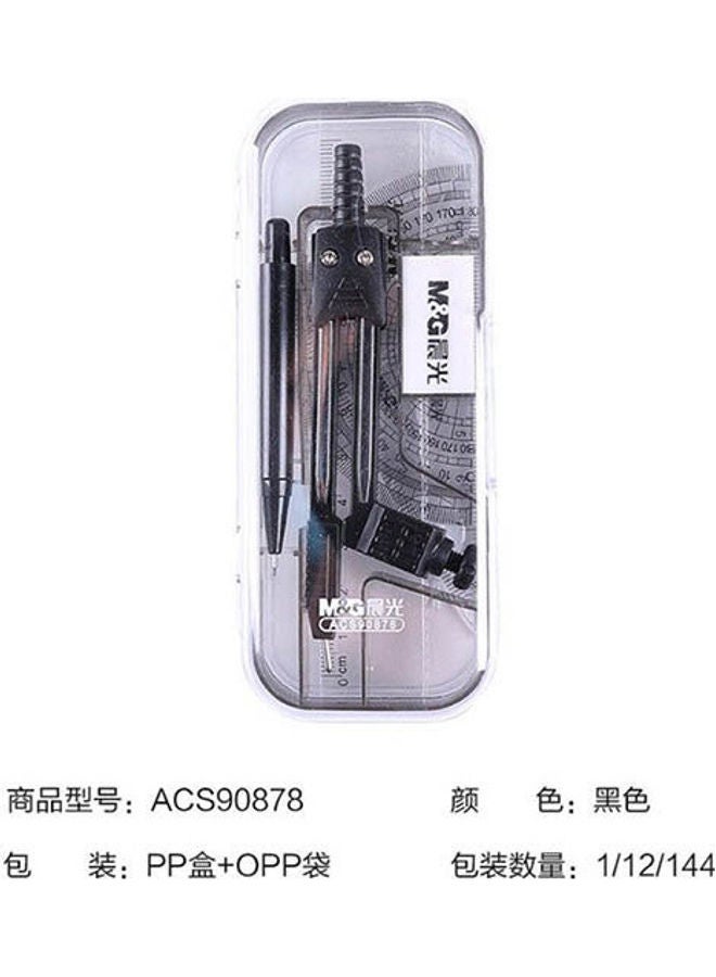 M&G Kit Students Multifunctional Compass Silver/Black 