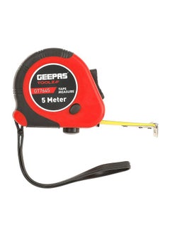 GEEPAS Measuring Tape Red/Black 5meter  - Image 1