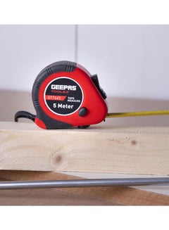 GEEPAS Measuring Tape Red/Black 5meter  - Image 4
