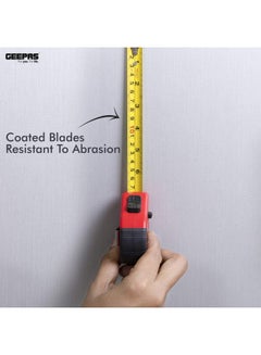 GEEPAS Measuring Tape Red/Black 5meter  - Image 5