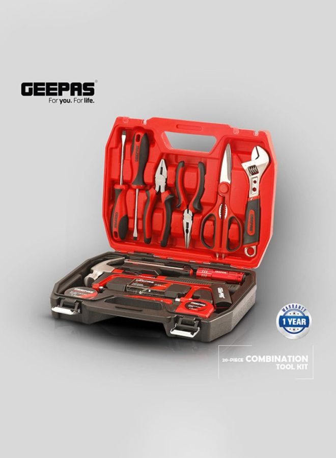 Combination Tool Set Red/Black