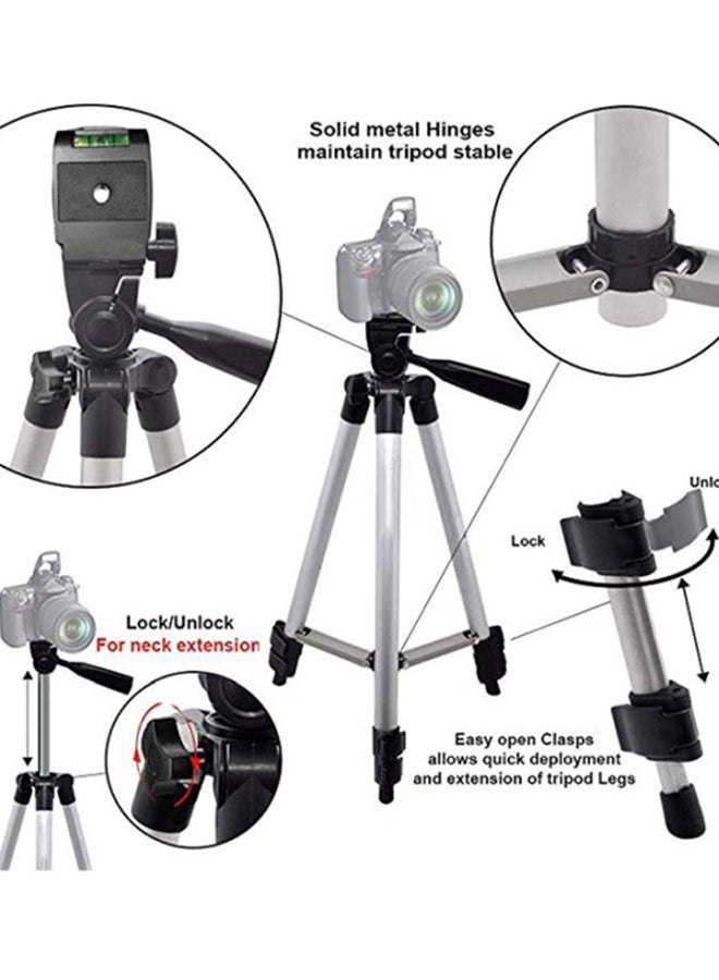 iLife - Camera Tripod Stand Black/Silver - Image 1