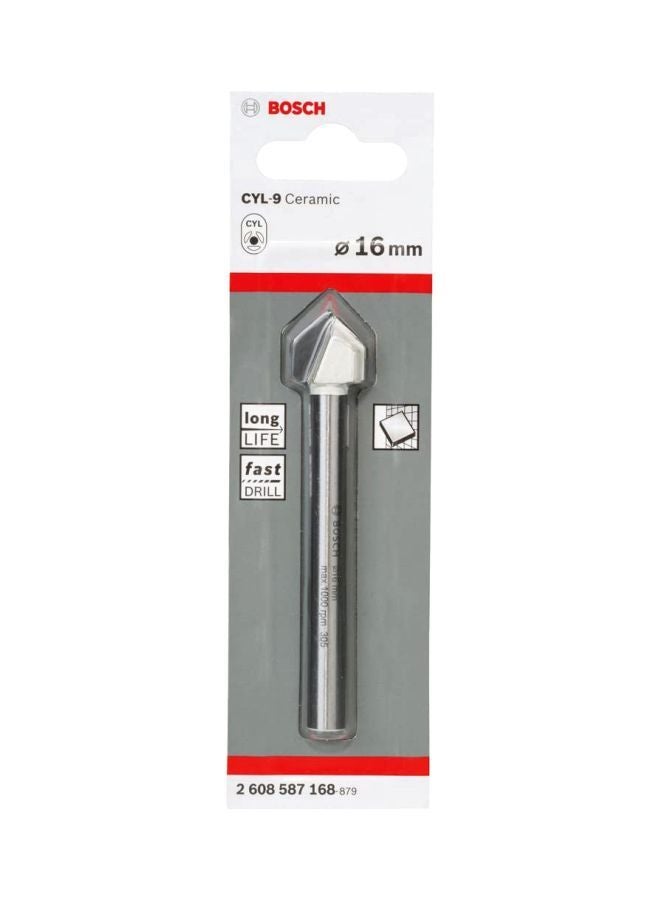 BOSCH CYL 9 Ceramic Drill Bit Silver 16mm  - Image 2