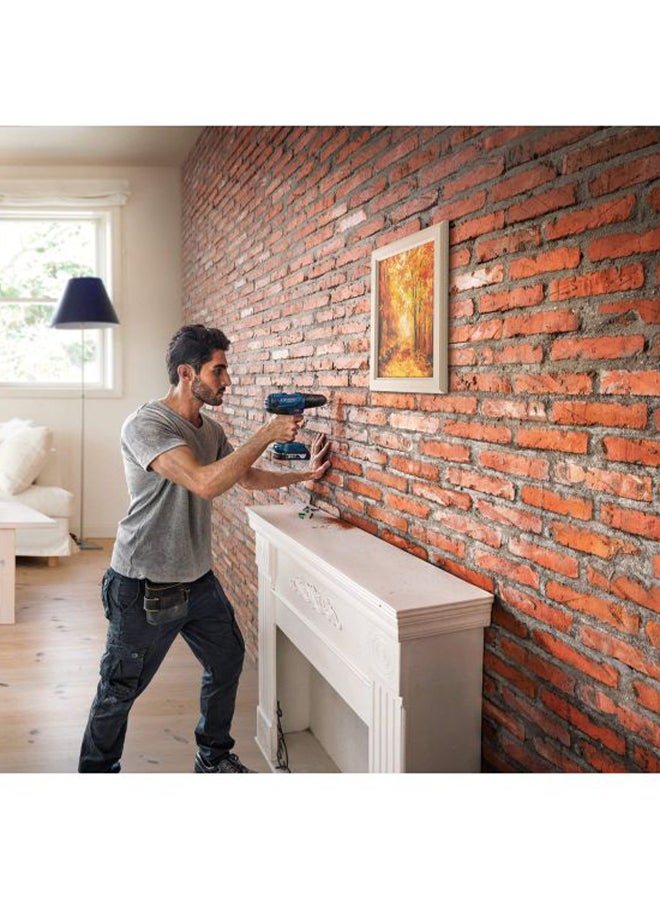 بوش مثقاب صدمات بدون سلك GSB 180-LI أزرق/أحمر/أسود 62x225x210مم - Image 4