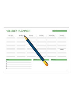 To Do Weekly Planner - A4 - 52 Sheets Multicolour