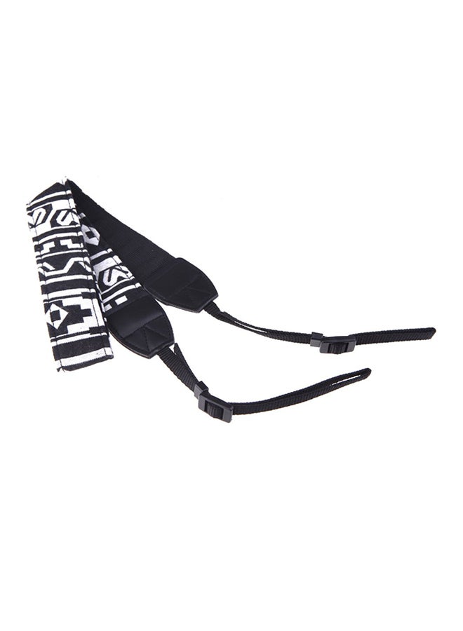 ANDOER Camera Shoulder Strap Belt Black/White  - Image 1
